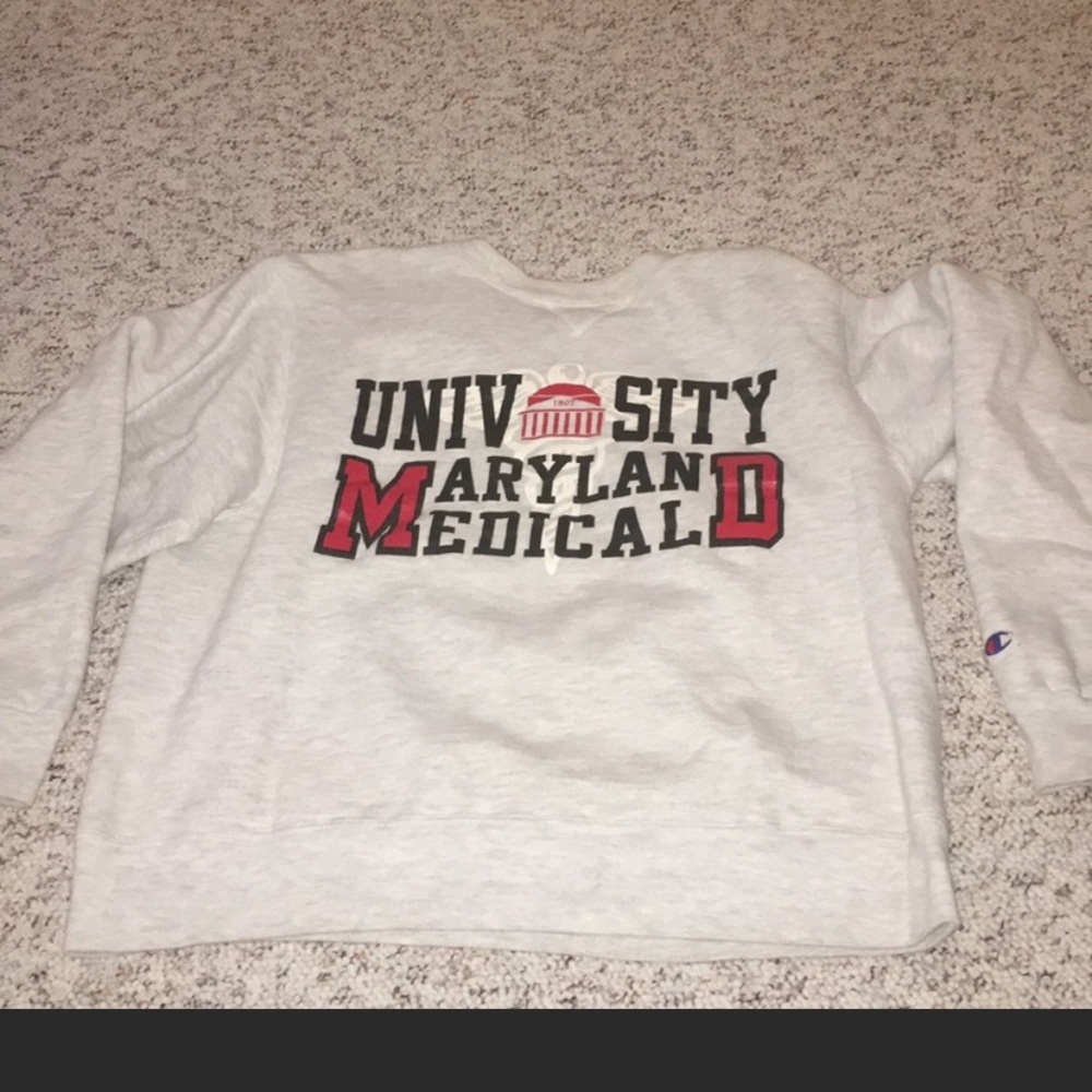 CHAMPION maryland crewneck!!
